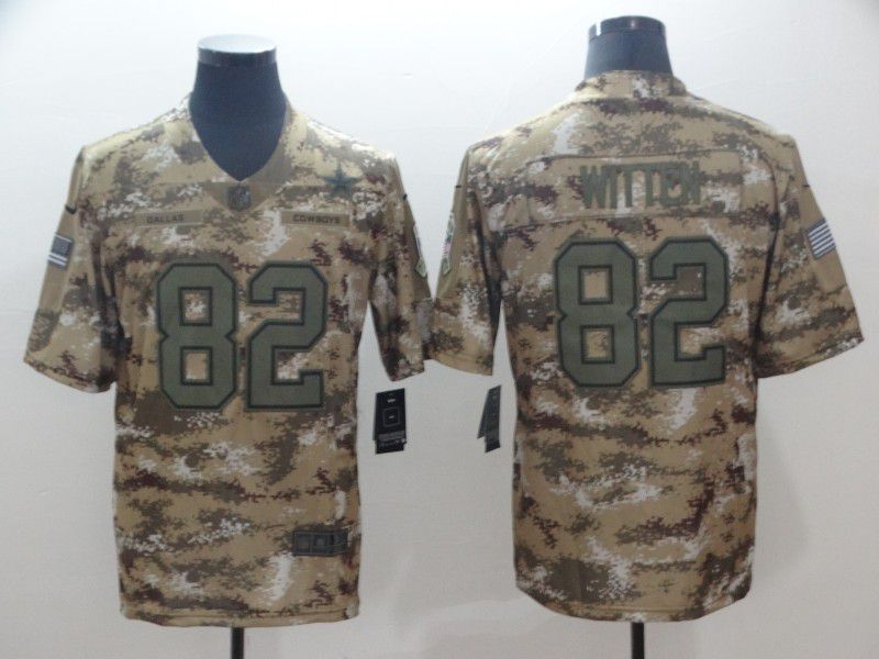 Men Dallas Cowboys 82 Witten Camo Nike Limited NFL Jersey